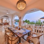 Pool Terrace Al-fresco Dining Area Kalkan Villa La Vie